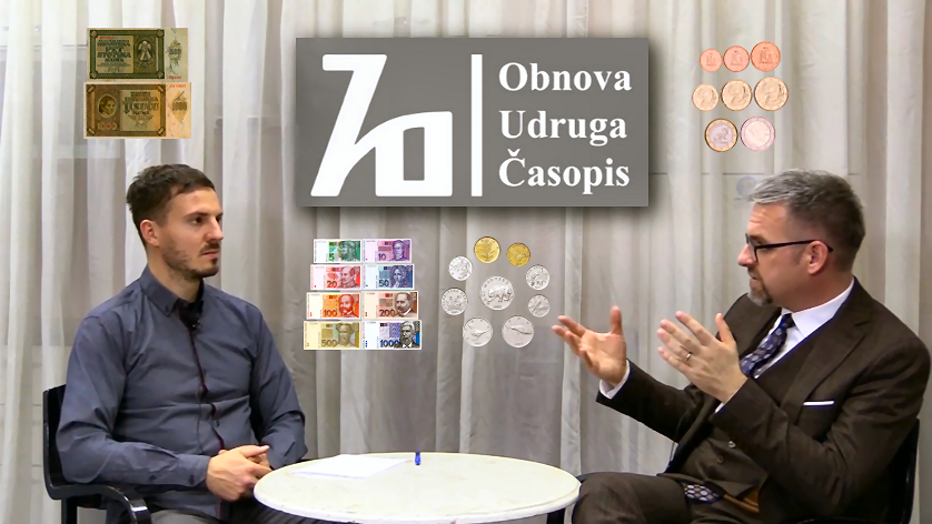 Zlatko Viščević – O numizmatici i političkoj ikonografiji na novcu. Interview za YouTube kanal Obnova.