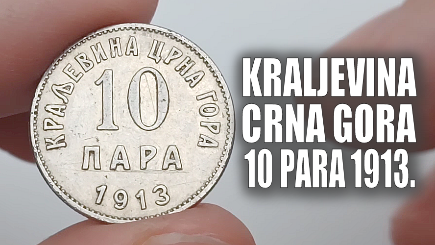 Prikaz kovanice: Crna Gora 10 para 1913.