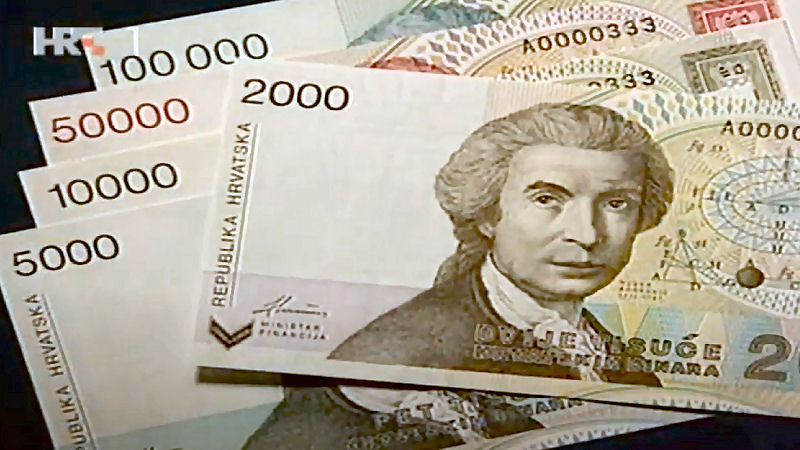 Iz arhive HRT-a: Hrvatska dobila vlastitu valutu